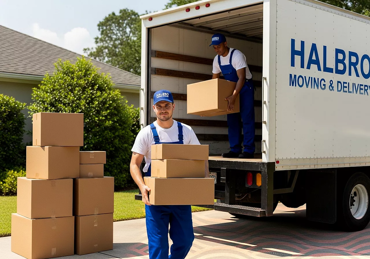 Halbro Moving & Delivery work sample 1