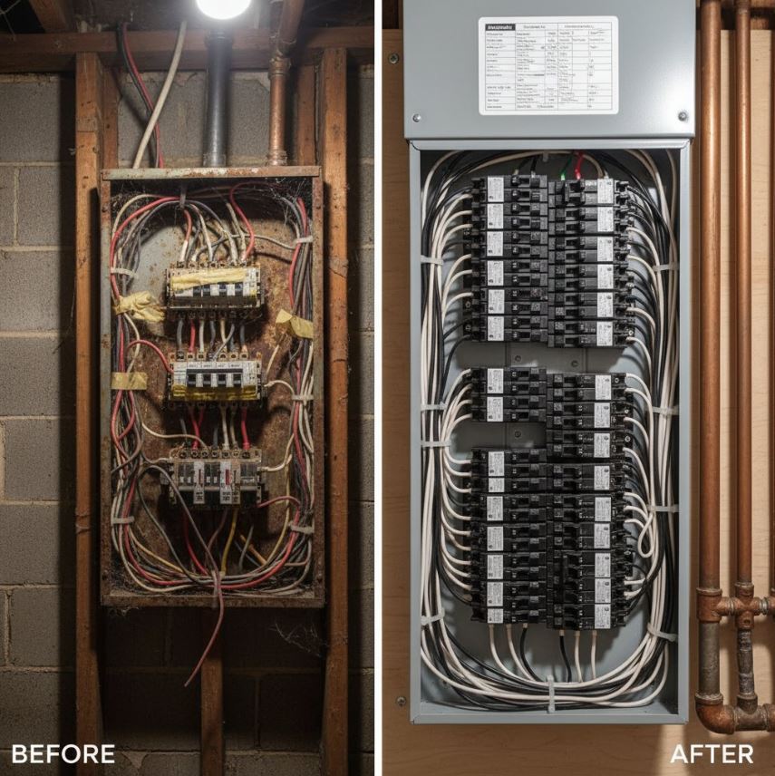 The Honest Electrician Inc. work sample 1