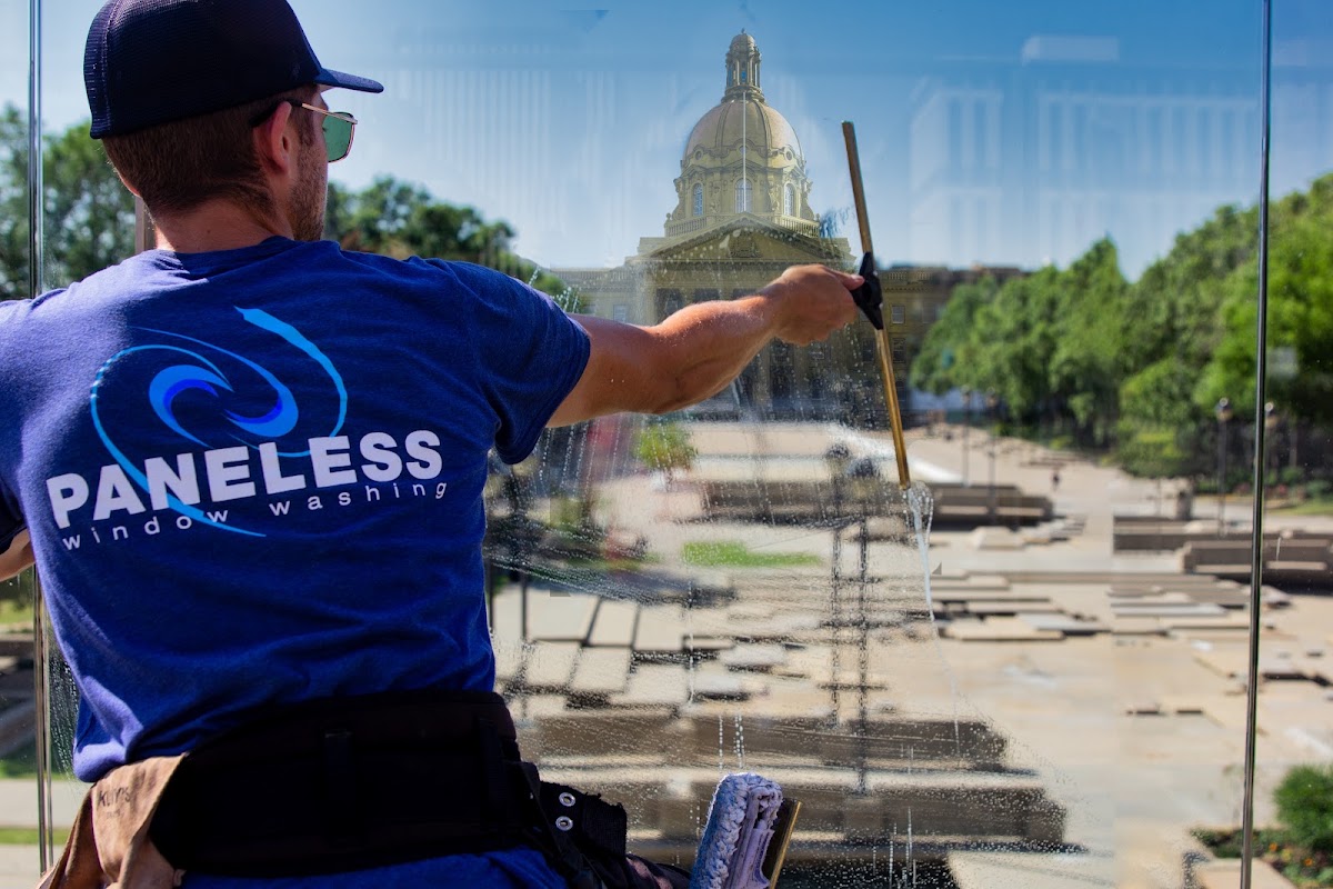 Paneless Window Cleaning work sample 1