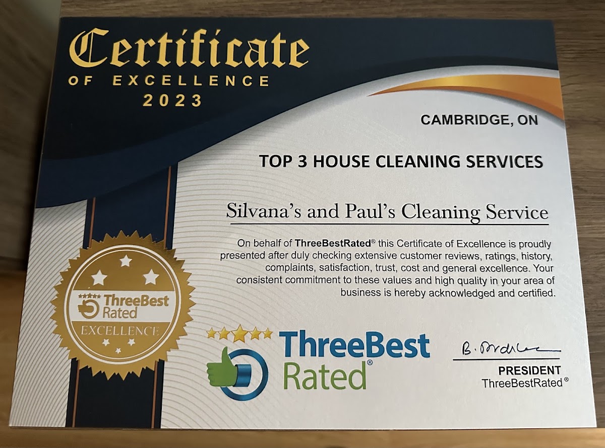 Silvana's & Paul's Cleaning Service