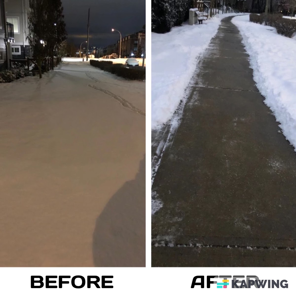 Snow Removal Expert work sample 1