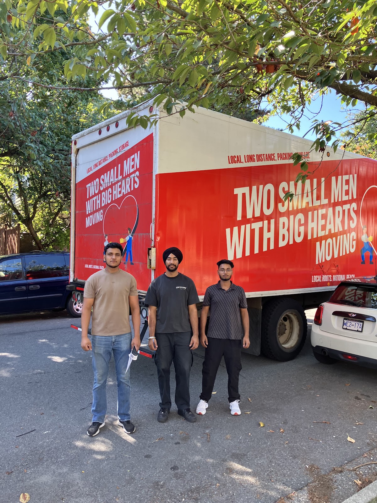 Two Small Men With Big Hearts work sample 1